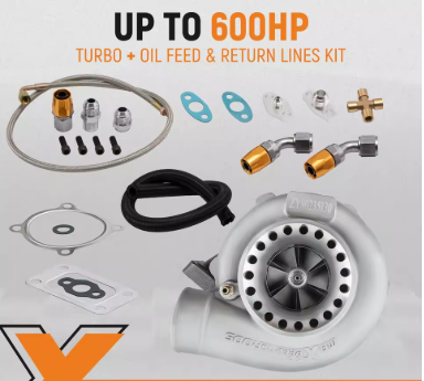 GT35 Turbocharger Oil Feed & Return Line Kit